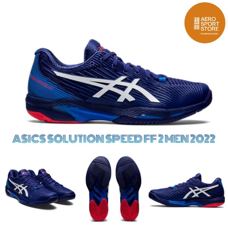 [ SEPATU TENIS LAPANGAN ASICS SOLUTION SPEED FF 2 MEN 2022 ORIGINAL ]