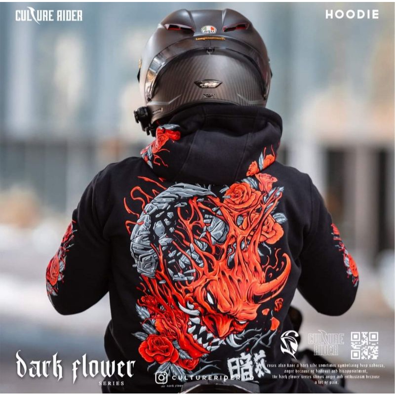 Hoodie Culture Rider Dark Flower