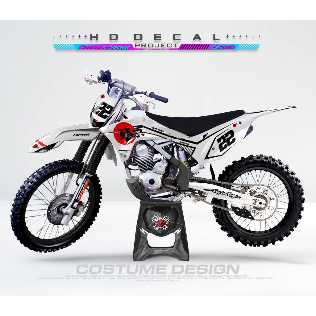 DECAL STIKER KLX GORDON MOTIF TOKYO SIMPEL