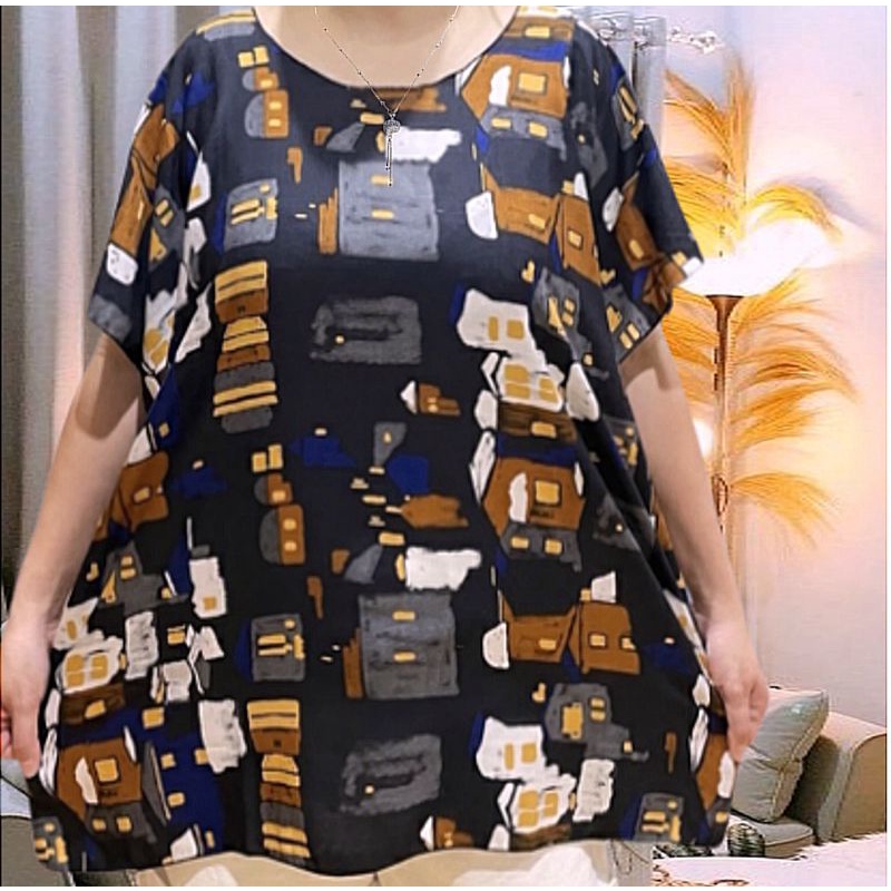 baju wanita LD 143 CM JUMBO BIG SIZE atasan wanita super jumbo atasan blouse cewek/wanita over size bahan rayon berkwalitas premium halus lembut dan adem