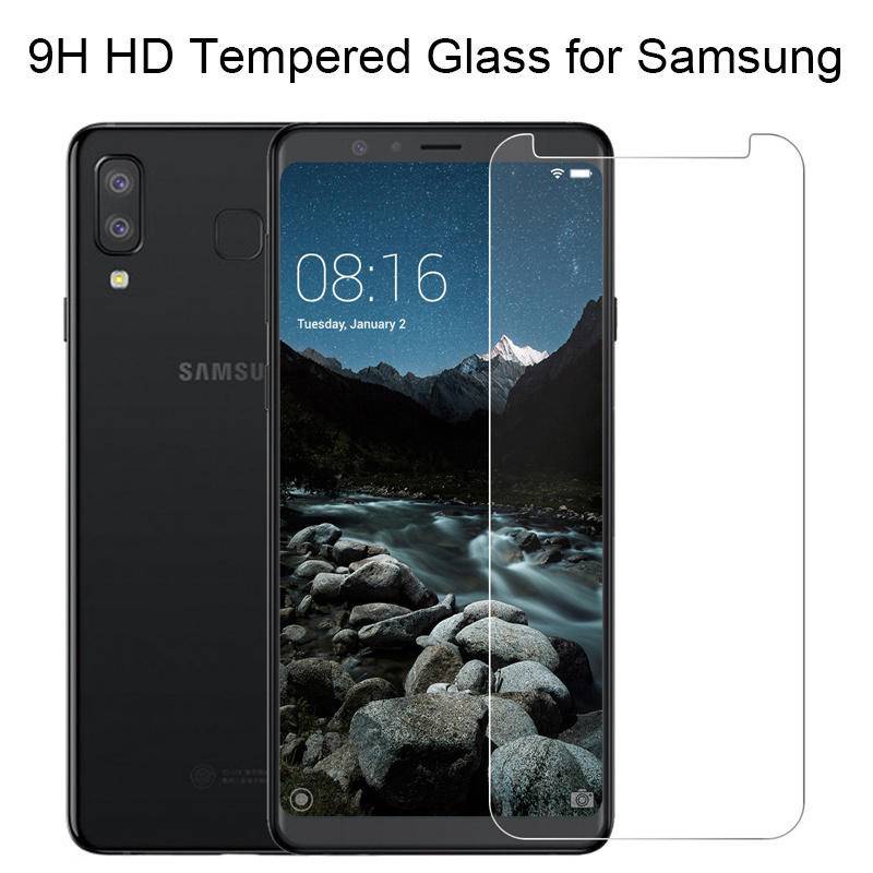 Pelindung Layar Tempered Glass 9H Untuk Samsung Galaxy A6 A7 A8 A9 Pro Plus 2015 2016 2018 A12 A31 A72