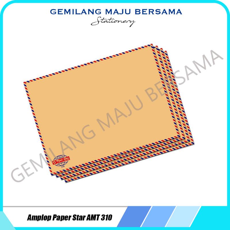 

Amplop Airmail Tali Paper Star AMT 310 (F4)