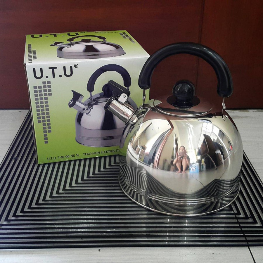 CHS KETTLE TEKO SIUL UTU 5 LITER / CERET SIUL 5 LITER STAINLESS STEEL