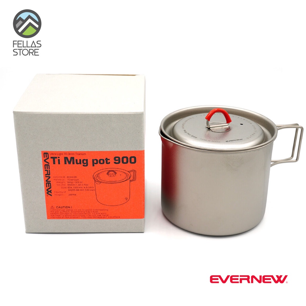 Evernew Titanium Mug Pot 900 - ECA539