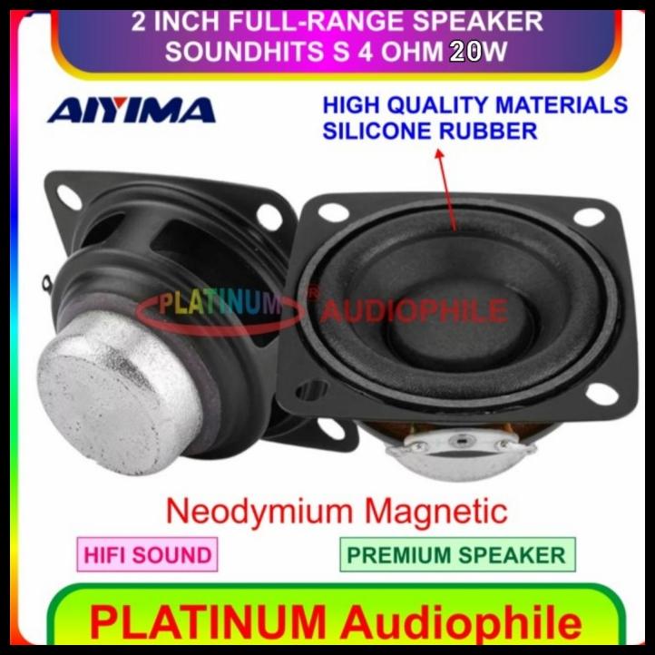 Speaker Full Range 2 Inch | Hifi Speaker Fullrange 20W 4 Ohm Premium