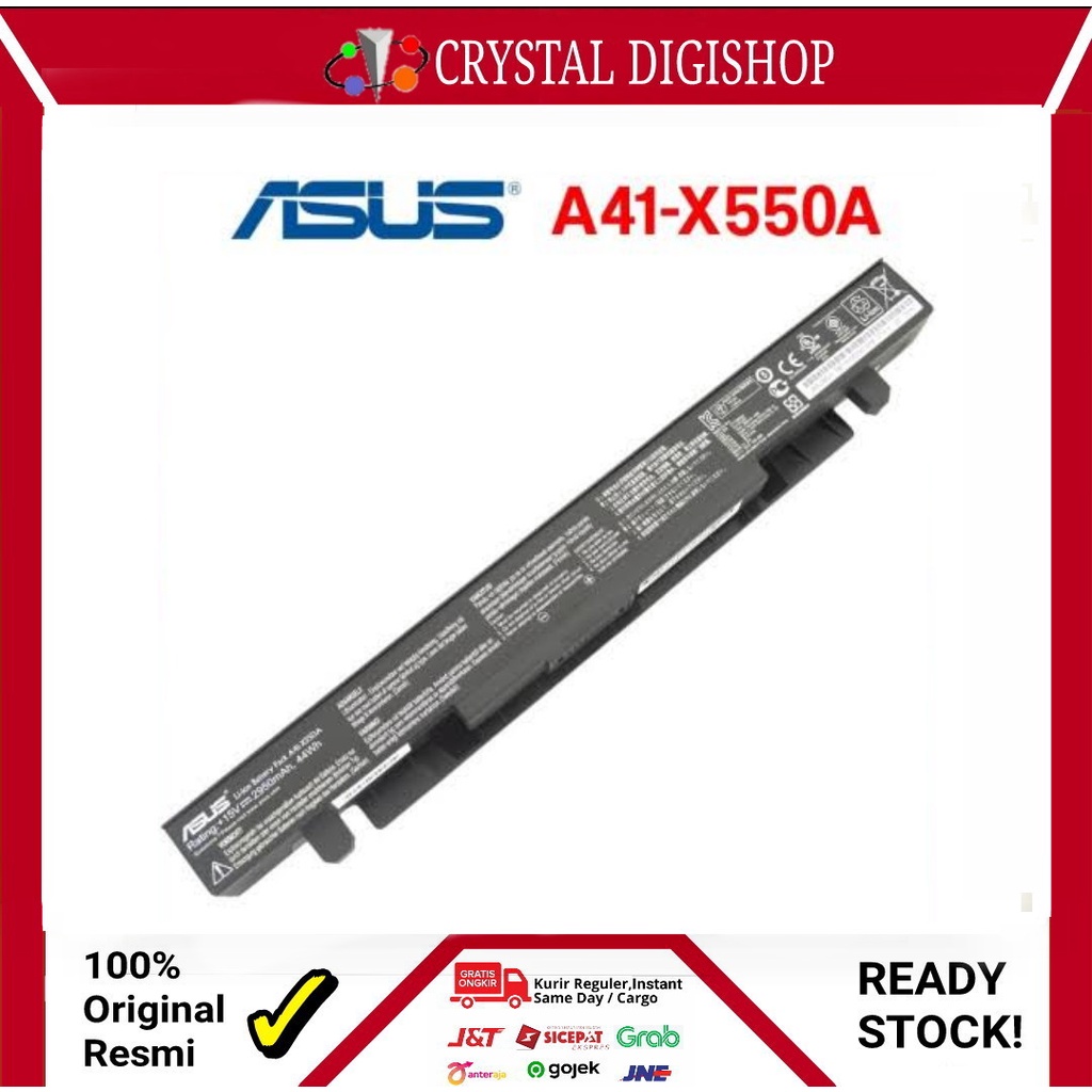 Baterai Batre Original Laptop Asus X550 X550I X550IK X550IU A41-X550A