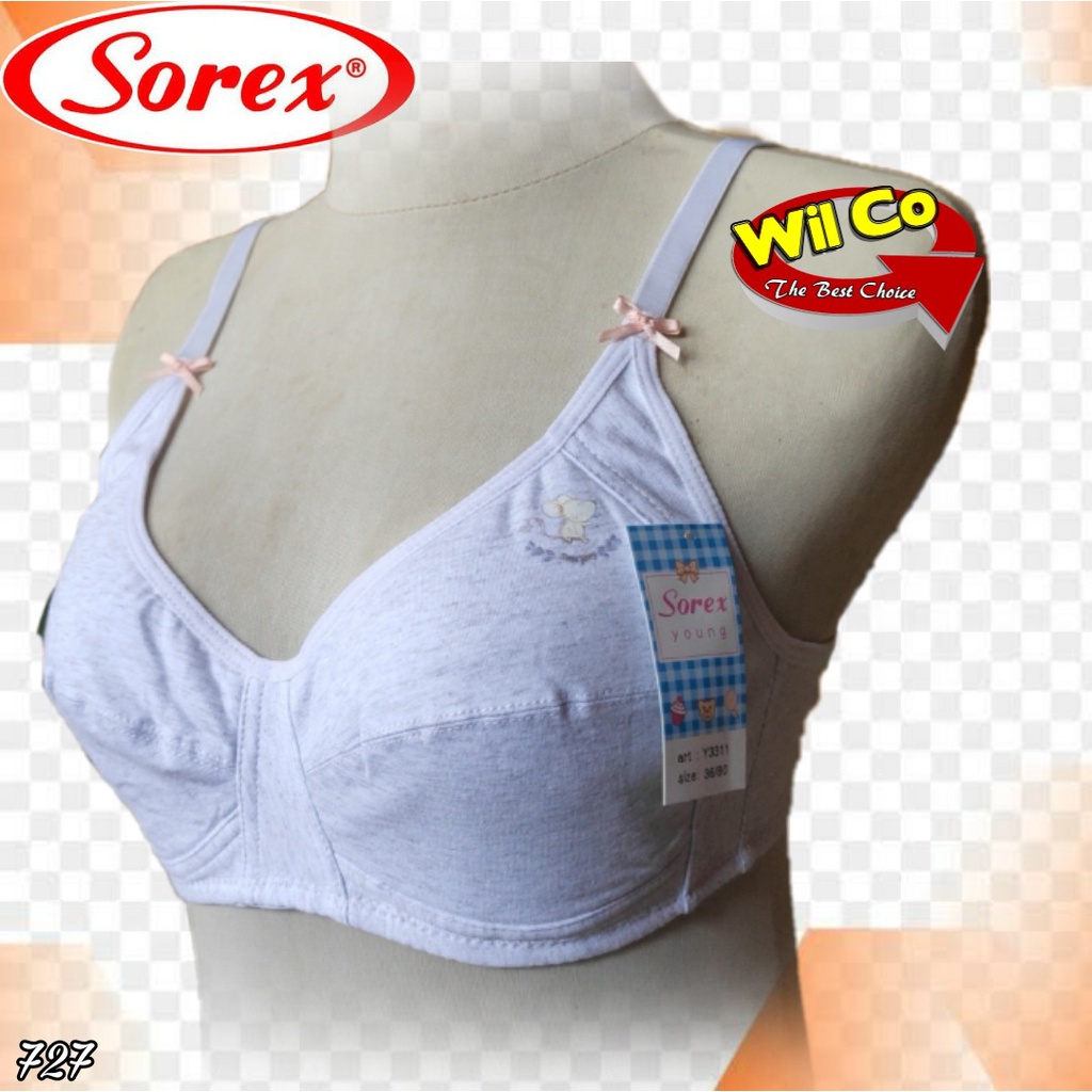 K727 - [Harga Per 1 Pcs] BRA/BH ANAK REMAJA WANITA PAKAIAN DALAM ANAK BUSA TIPIS TANPA KAWAT DUA PENGAIT