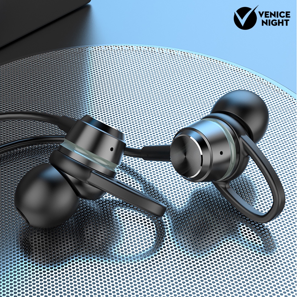 (VNEP) (Berkabel) G26 Earphone High Fidelity Kebisingan Membatalkan Ringan 3.5mm Stereo Olahraga In-ear Gaming Earbud untuk Menelepon