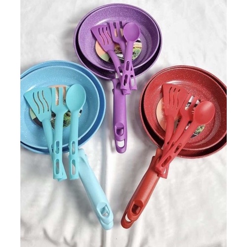 ( DAS ) Frypan Marble Set Spatula 5 in 1 Teflon Set Spatula