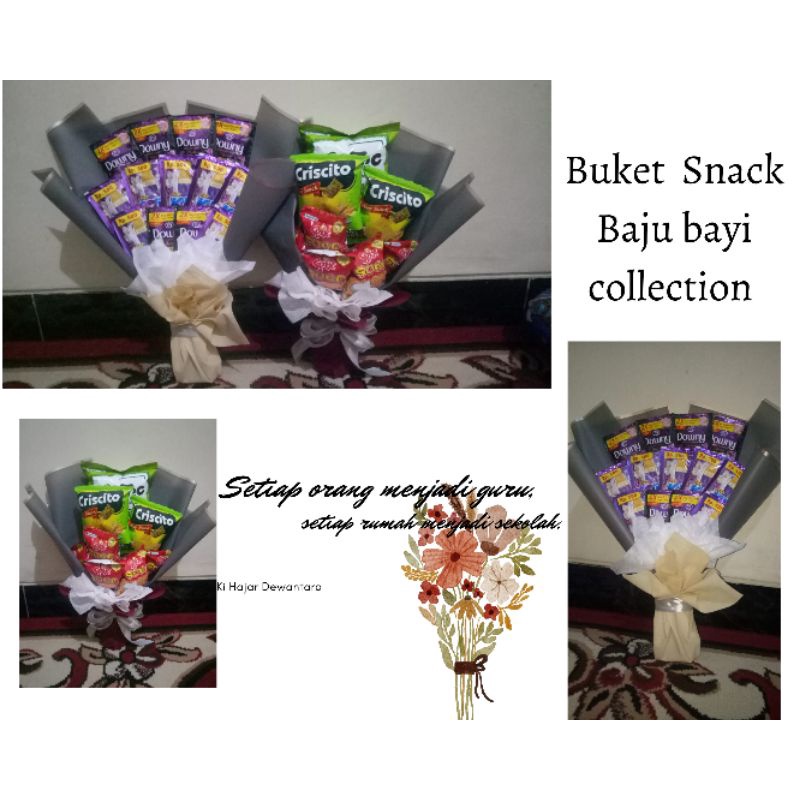 

SNACK BUCKET/ Buket jajan/hadiah wisuda/ hadiah ulangtahun/ hadiah Pernikahan