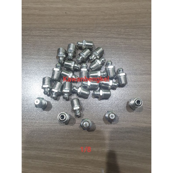 Nepel grease nepel gemuk 1/8 lurus