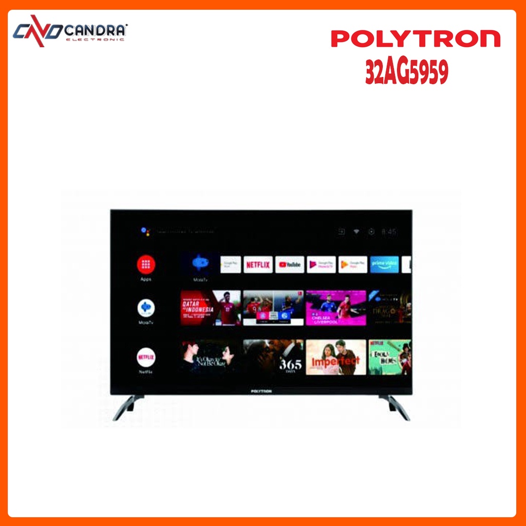 Android TV LED 32 Inch polytron 32AG5959/ Digital Tv