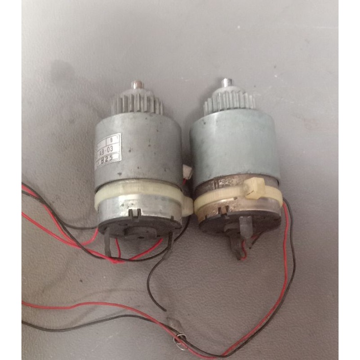 Dc Motor Gearbo Copal Model FH6 - 1650 02 Ex Copotan Mesin Fotocopy High Torque