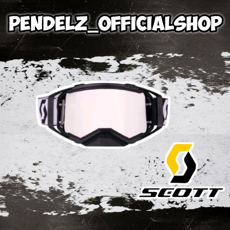 GOOGLE SCOOT PROSPECT/KACAMATA CROSS / SUPERMOTO ( FULL BLACK )