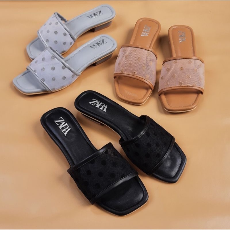 Sepatu High Heels Wanita Kerja Basic Import Premium Cod Sepatu Wanita | Zara Zs060 Slingback Tortois