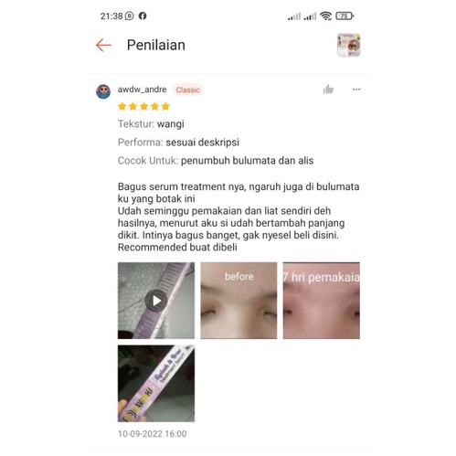 HAVANHA - Serum Bulu Mata GLOWLASH SERUM Penumbuh Pelentik Bulu Mata dan Alis Alami Permanen Cepat Ampuh Eyelash Eyebrow lash brow Serum