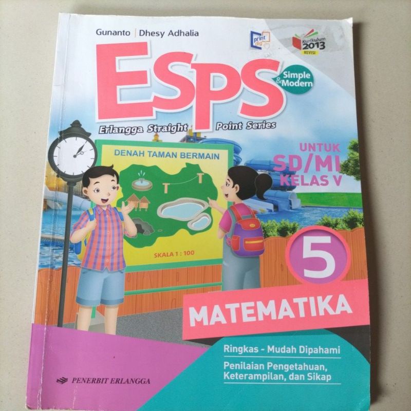esps matematika sd kelas 5 bekas esps bahasa Indonesia PPKn IPA IPS SD kelas 5