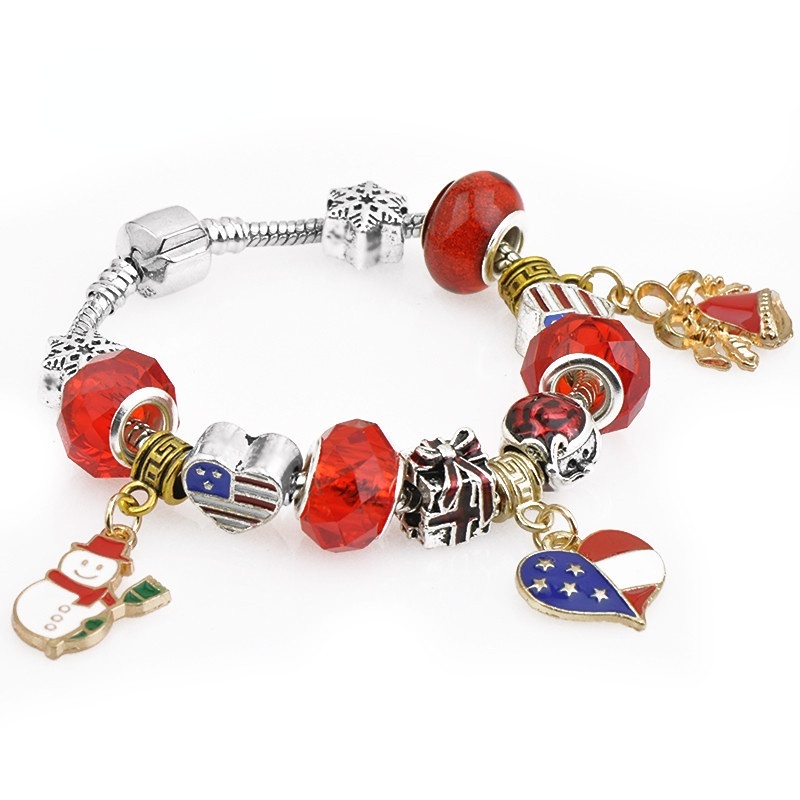 Gelang Manikmanik Kacaalloy Gaya retro Kreatif DIY Untuk Wanita