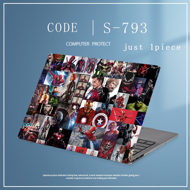 1pc Universal Bebas Potong COD Menyesuaikan 12 13 14 15.6 Inch Cover Laptop Stiker Skin Untuk Lenovo S435 S436 S500 U31-70 U330 U41-70Quote Kata Kata Kata Terkenal Lembaran Decals