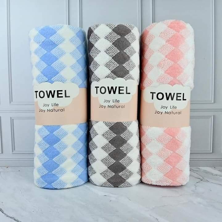 LT- ZIG ZAG Handuk Mandi Towel Microfiber ZigZag PREMIUM SULTAN SERAP AIR