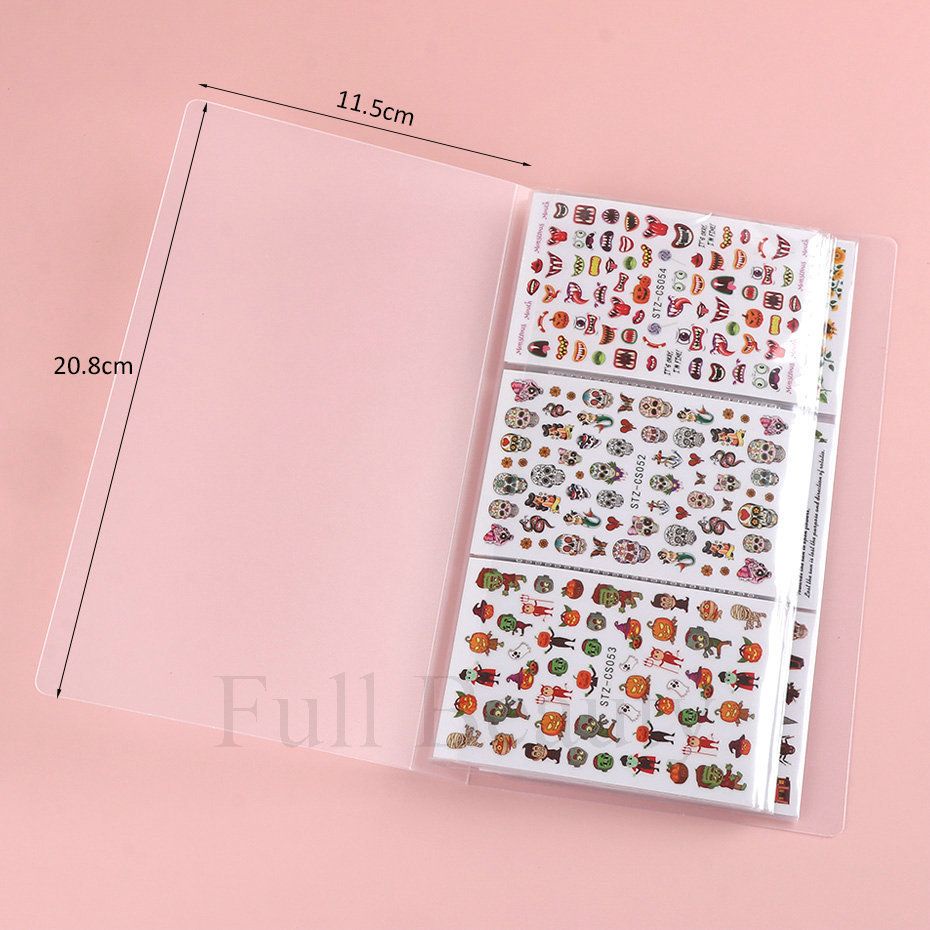 STICKER BOOK NAIL ART / BUKU SIMPAN STIKER KUKU AGAR TAHAN LAMA / FILE NAIL STICKER