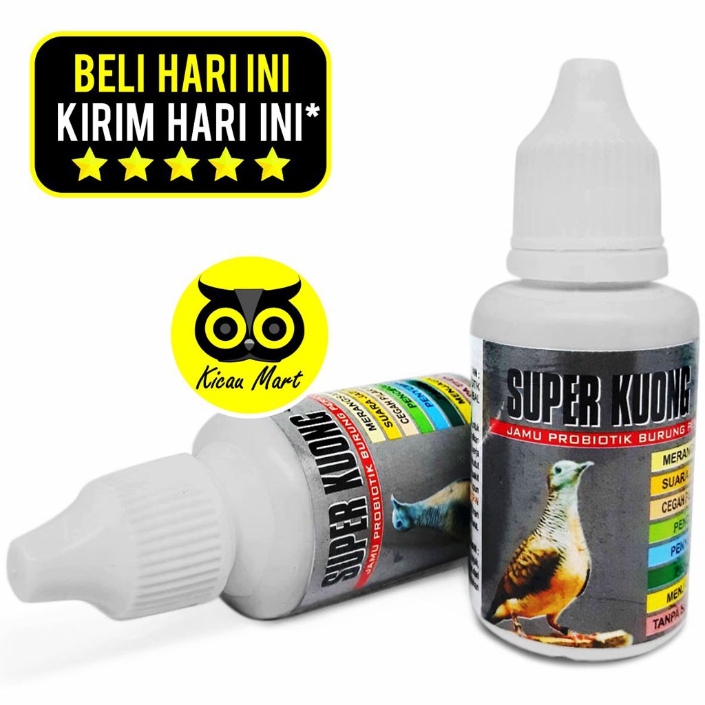 VITAMIN BURUNG PERKUTUT SUPER KUONG SUPER KICAU OBAT PENAMBAH DURASI KUALITAS SUARA KRISTAL VTSKOSK