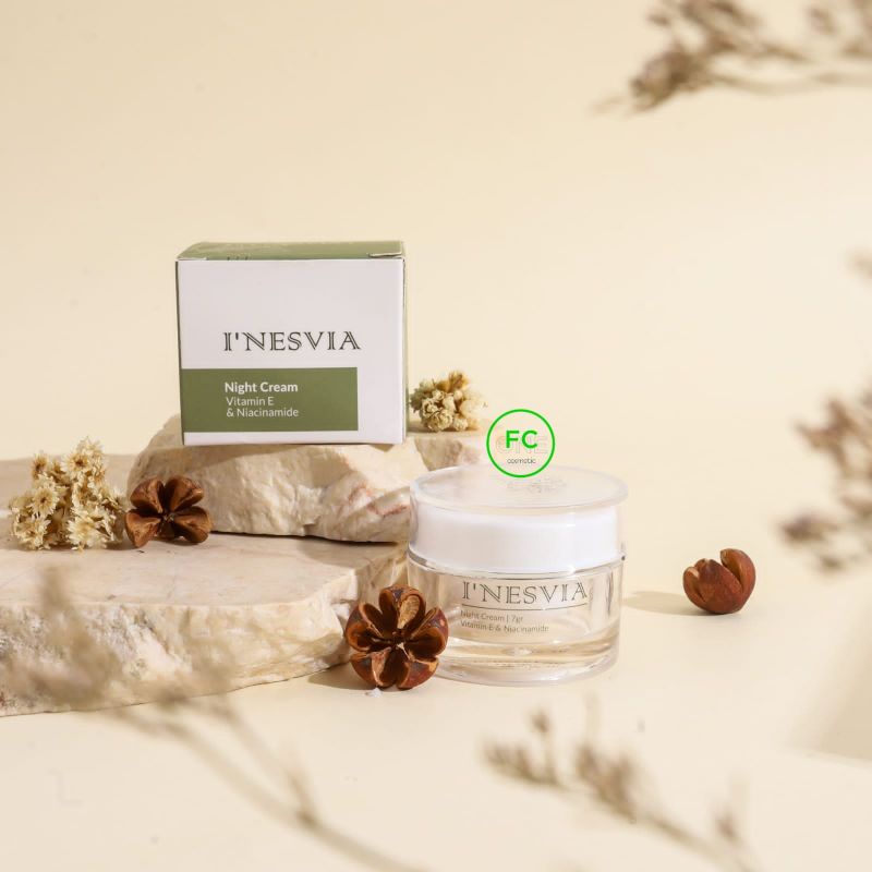 I'Nesvia Night Cream Vitamin E & Niacinamide 7gr