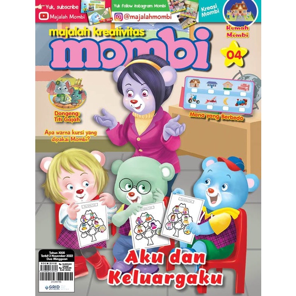 Majalah Anak Mombi Terbaru Edisi November 2022