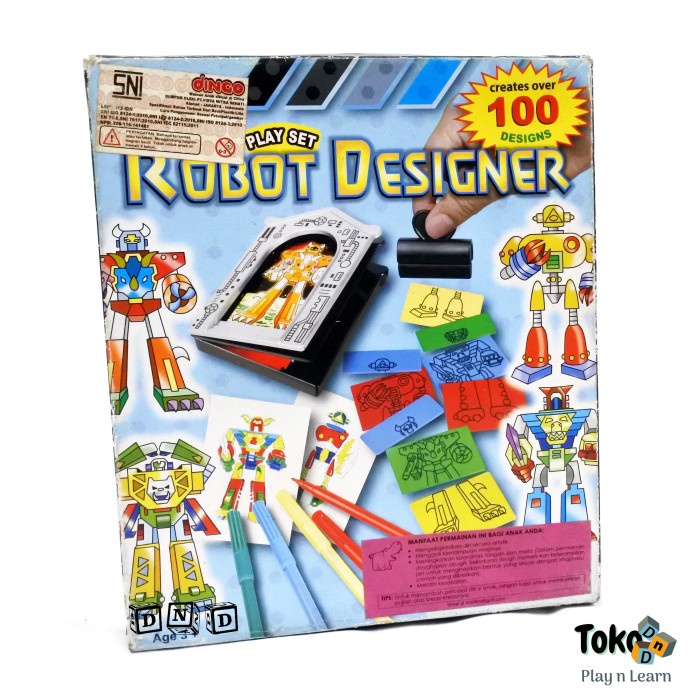 

Mainan Edukasi Anak Robot Designer Play Set Mencetak Mewarnai 63033