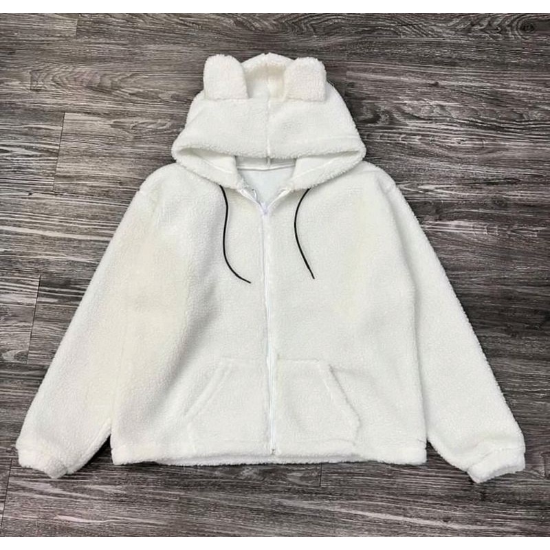 HERPA BEAR ZIPPER JACKET PREMIUM TEBAL (AKG) HERPA JACKET BULU