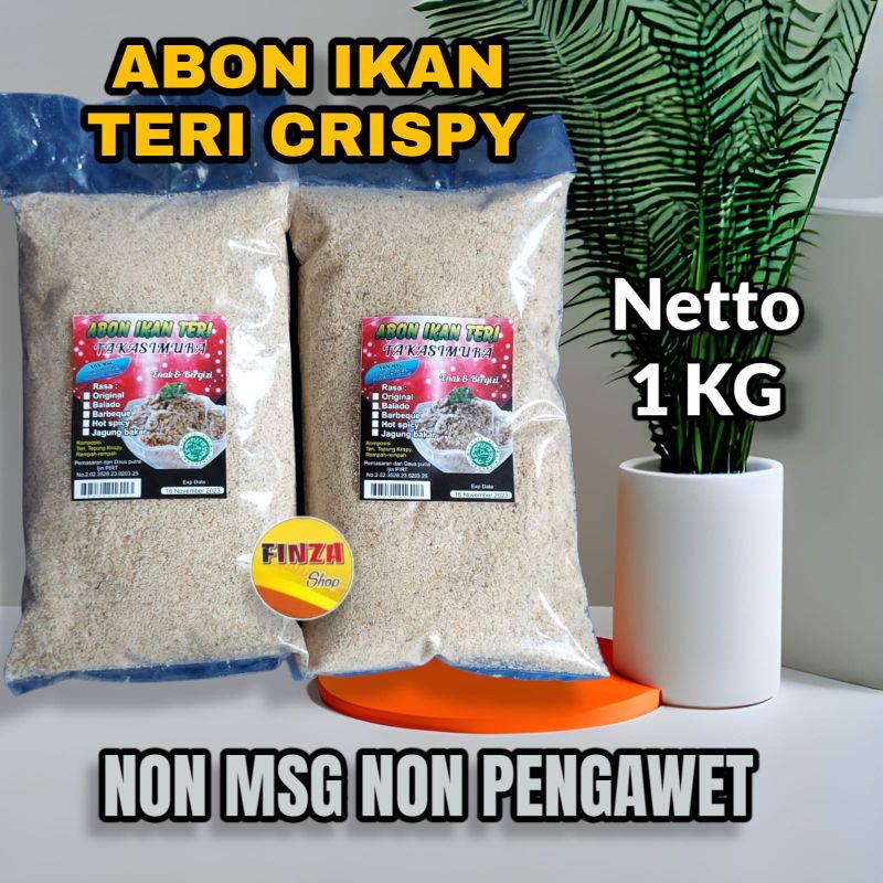 

abon ikan teri crispy gurih 1kg | abon ikan crispy | abon ikan MPASI