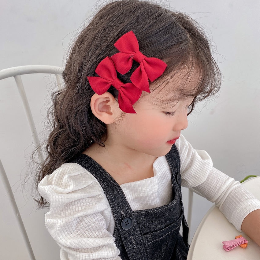 T&amp;Y Jepit Rambut Pita Anak Lucu 2 in 1 Jepitan Rambut Fashion Ribbon Hair Pin Gaya Korea Kids Import Murah
