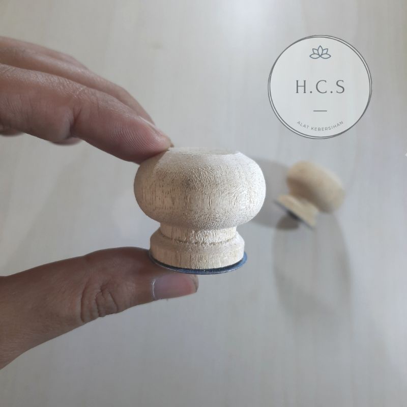 Knop Panci kayu | Pegangan | pentol | tutup panci kayu Tahan Panas