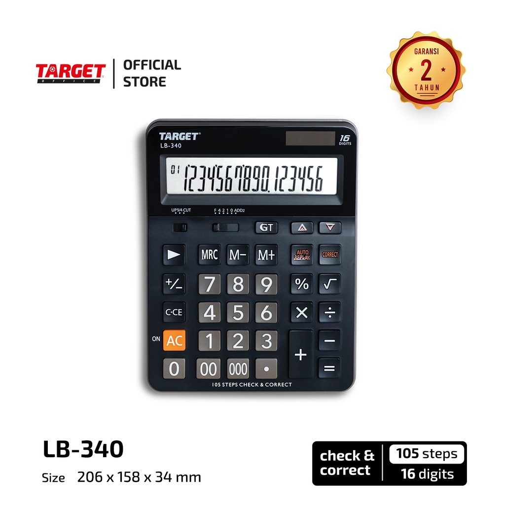 

Target LB-340 - Desktop Calculator - 16 digit