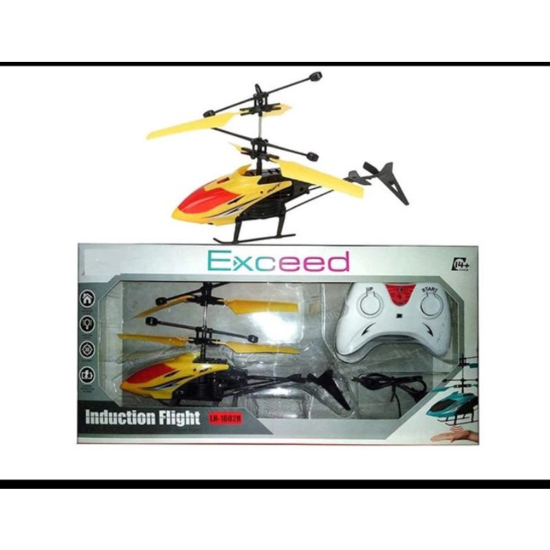 Mainan RC helikopter exceed