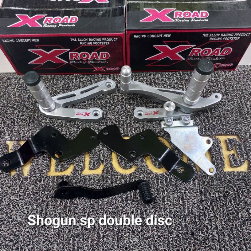 Footstep undernone postep gantung x road suzuki shogun sp