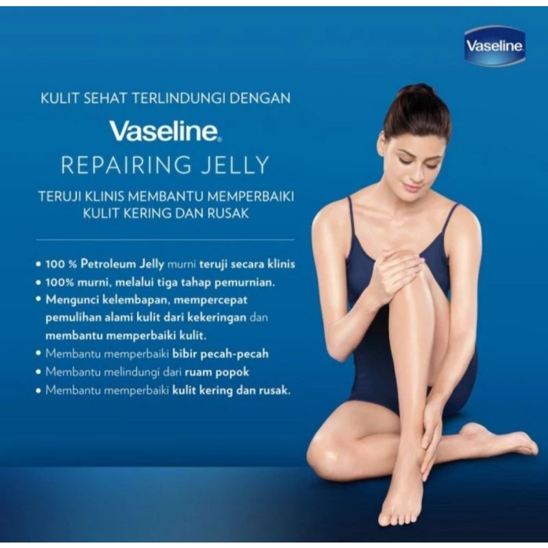 VASELINE PETROLEUM JELLY REPAIRING GEL ORIGINAL 100ml 50ML