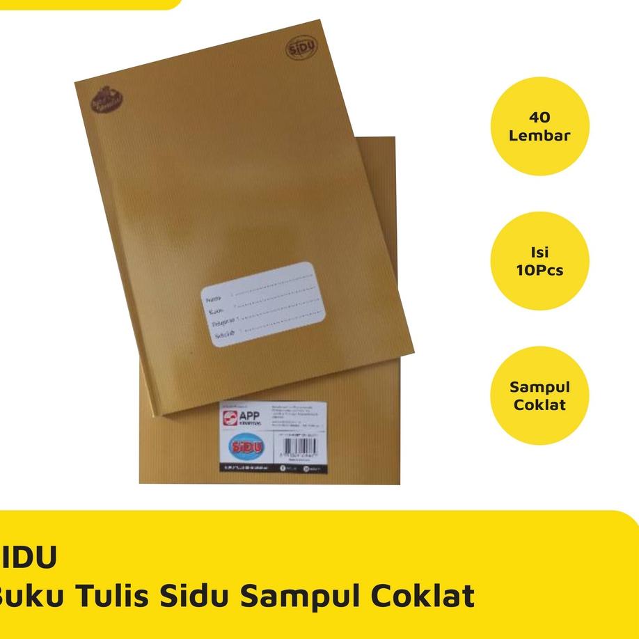 

PROMO MURAH BUKU TULIS SIDU 40 LEMBAR SAMPUL COKLAT 10 PCS / PACK MURAH ➤ 881