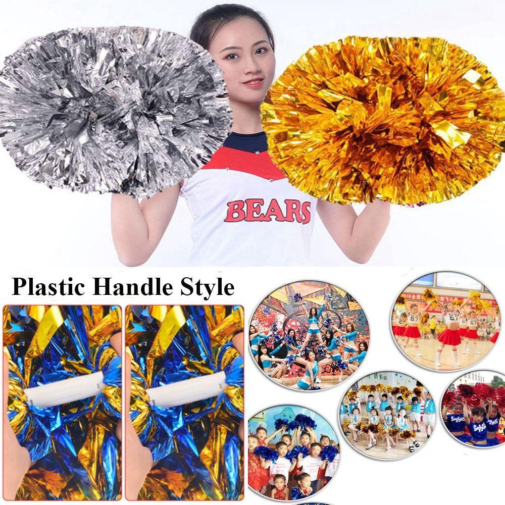 Nanas 1pc Cheerleader Pompom Gaun Kostum Lomba Mewah Penghias Pesta Tari Bunga