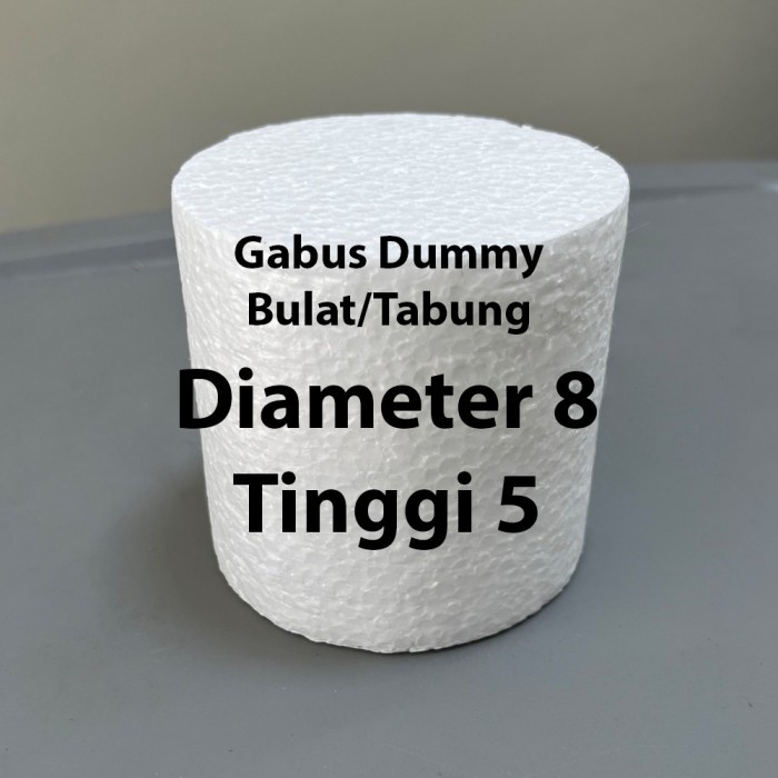 

Gabus Dummy Cake Styrofoam Bulat Tabung Diameter 8 cm Tinggi 5 cm