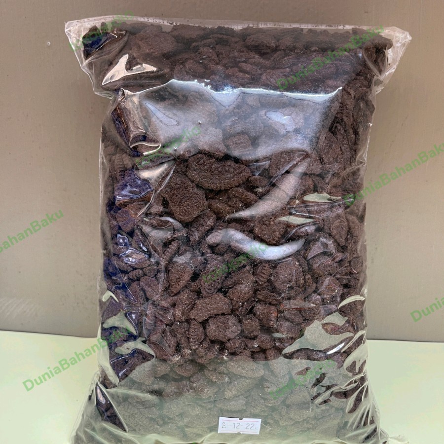 Choc Diced Crumb Asli | Cookies Hitam Kasar Asli 500 g / 1 kg Repack