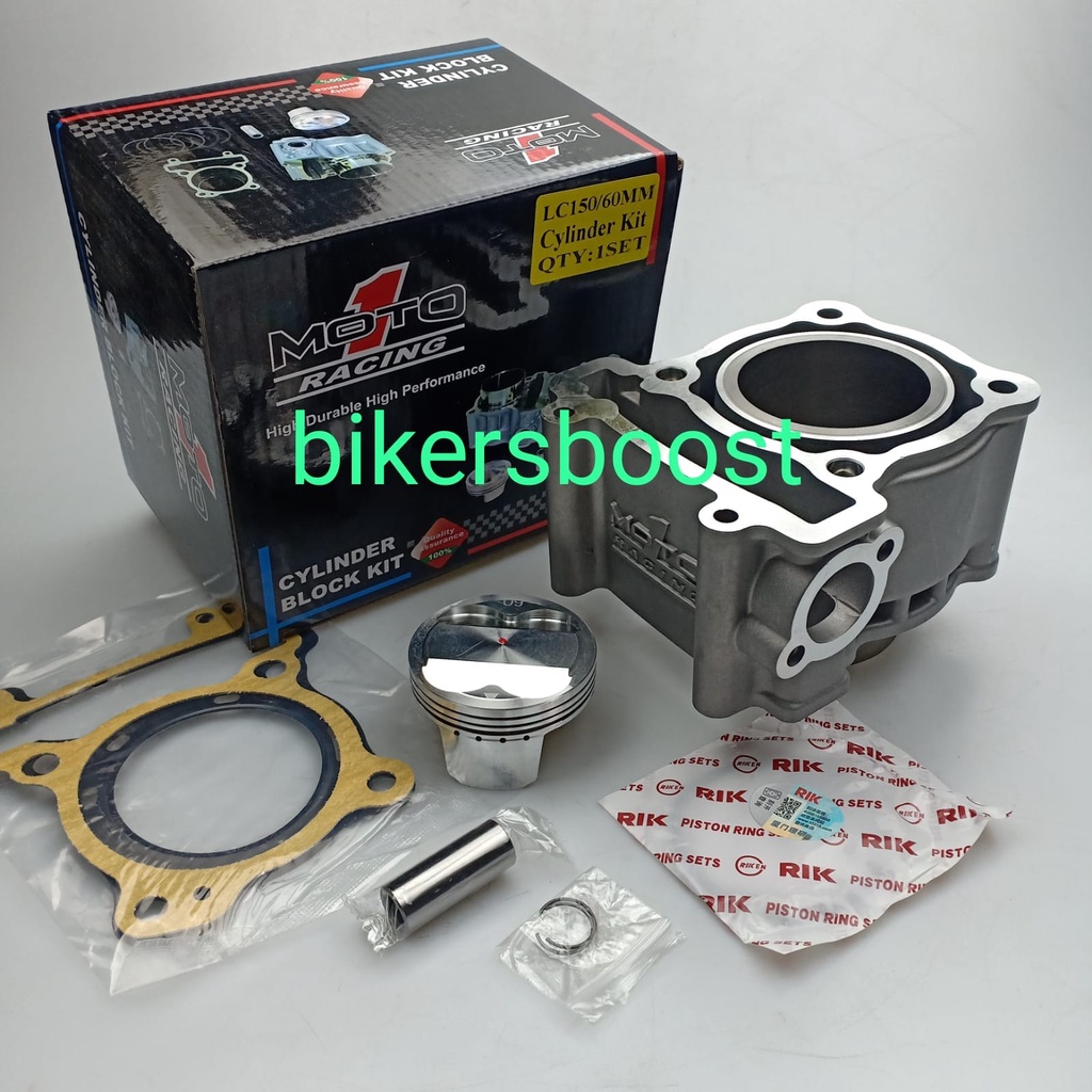 Blok Moto1 Moto 1 Jupiter Mx King NVL Vixion 60 mm Bore up BLOK SEHER MOTO 1 ORIGINAL