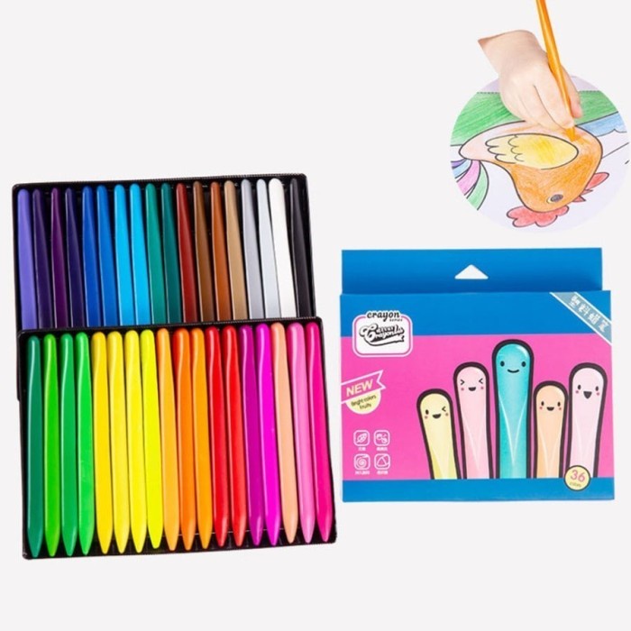 FMFIT Crayon Rainbow / Peralatan Menggambar Anak