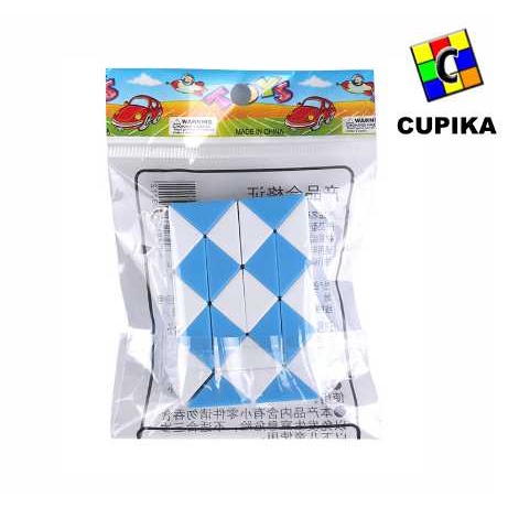 Rubik Snake MINI (kecil) PUZZLE 24 ORIGINAL Montessori warna warni Ori