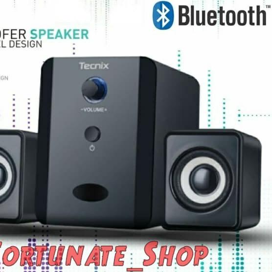 Tecnix SPK-B080 Speaker Bluetooth Subwoofer - Hitam