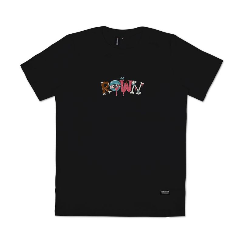 RownDvsn T-shirt Eyes Black