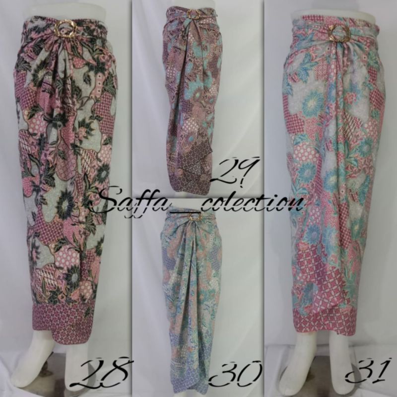 rok lilit batik/rok serut batik terbaru