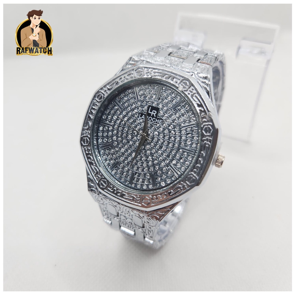 Jam Tangan Wanita Fashion TA6 Rantai Stainless Mewah Formal Permata Fashion Import Murah Bonus Baterai Cadangan