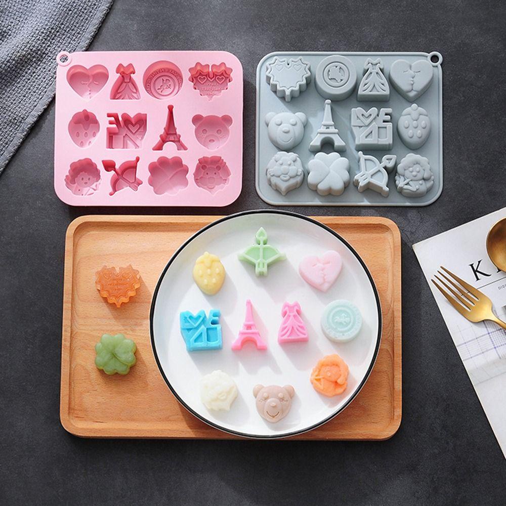 Preva Valentine Day Handmade Soap Mould Loyang Cetakan Kue Coklat Cetakan Silikon