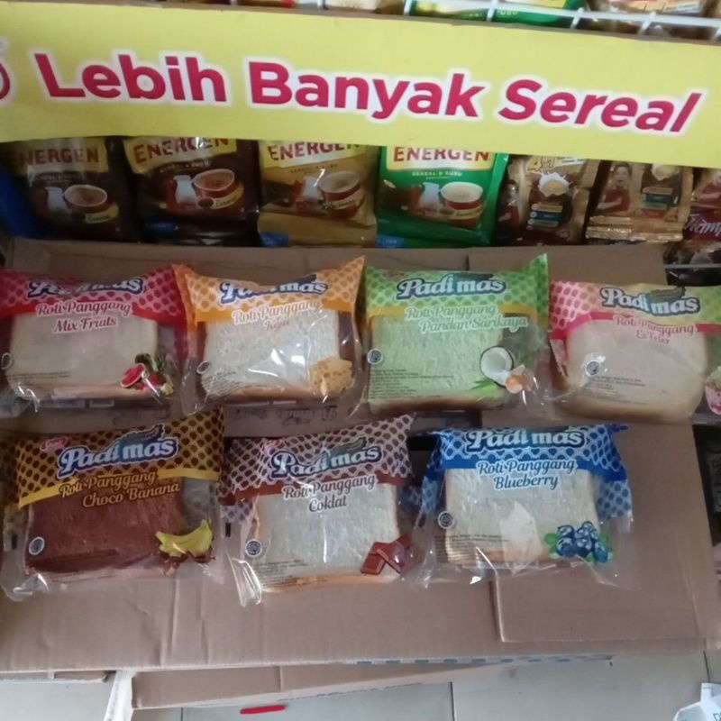 

Padimas Roti panggang isi Selai 65gram